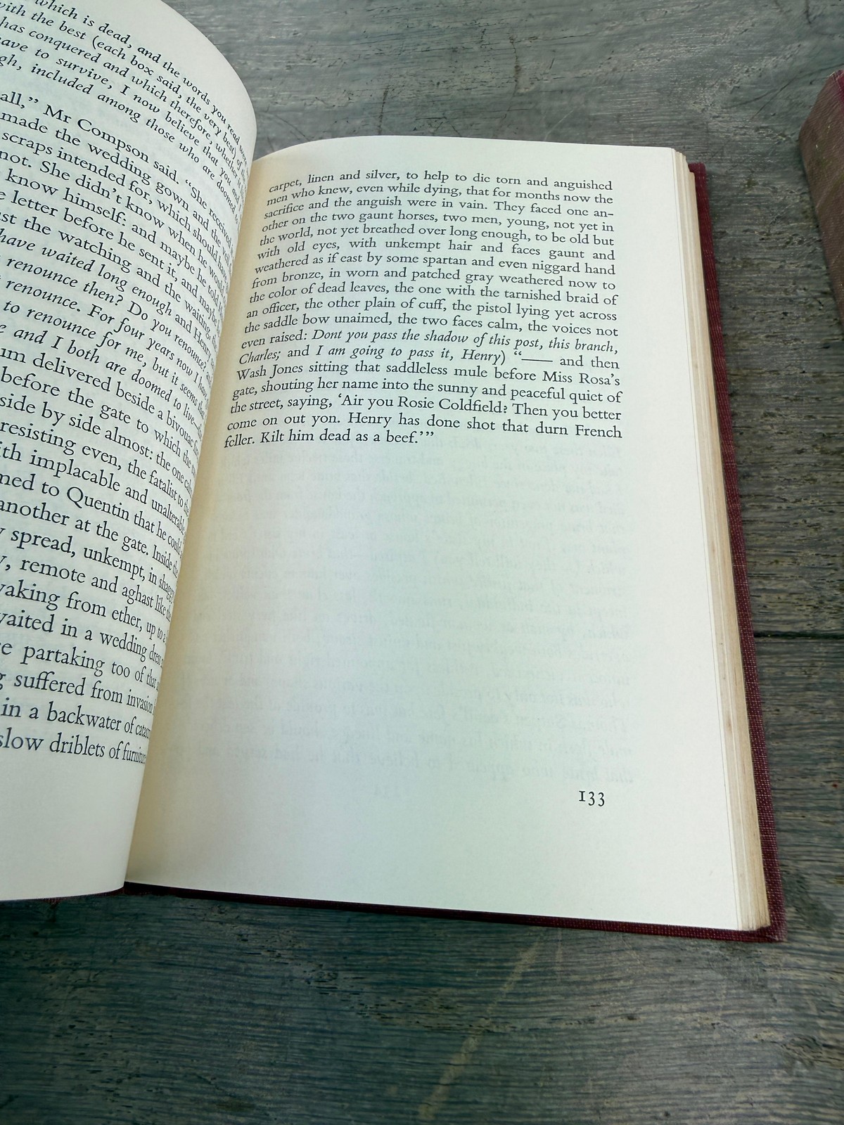 Vintage William Faulkner Absalom & Go Down Moses Red HC Lot 2 Modern Library