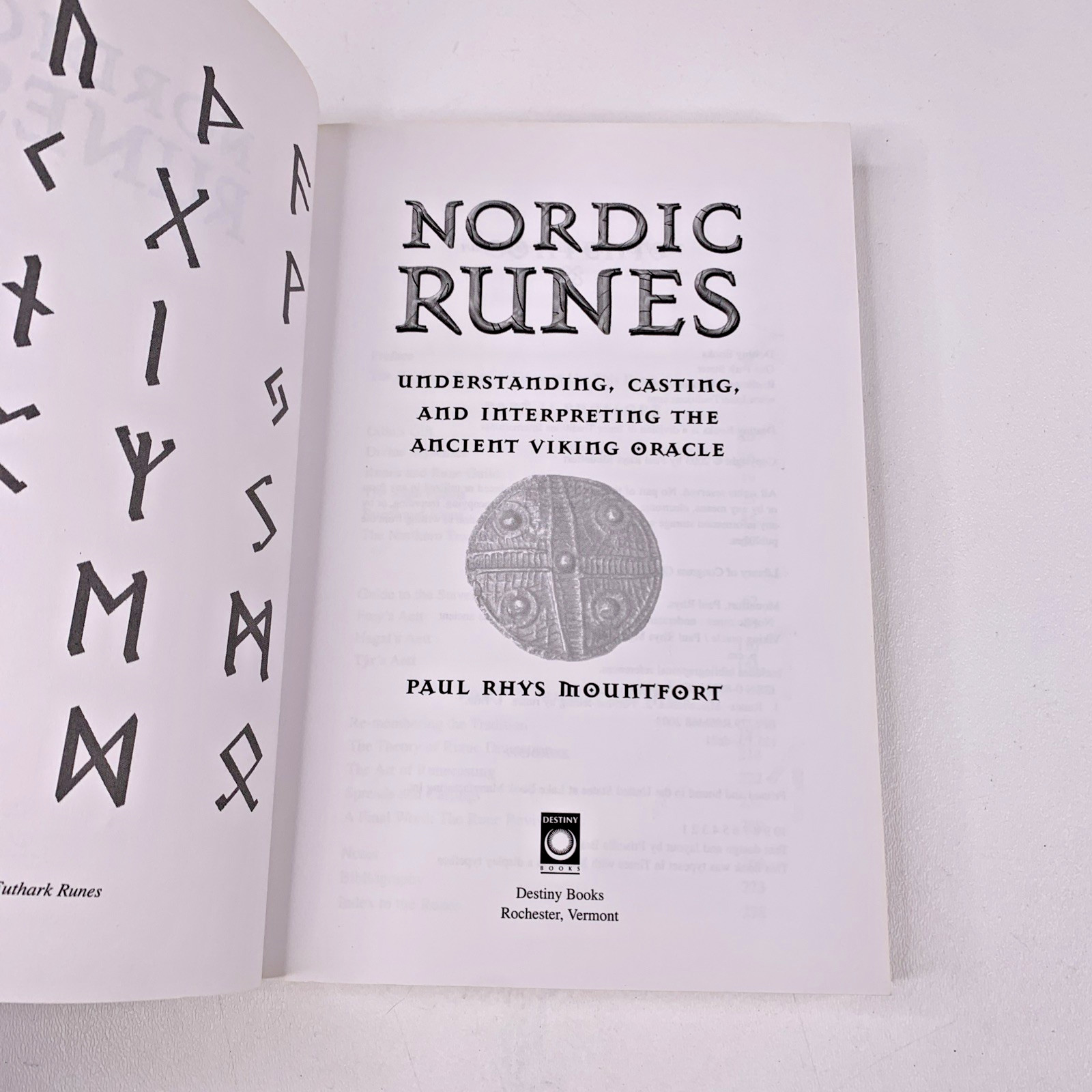 Occult Book Lot of 3: Taking Up the Runes, Book of Runes, Nordic Runes