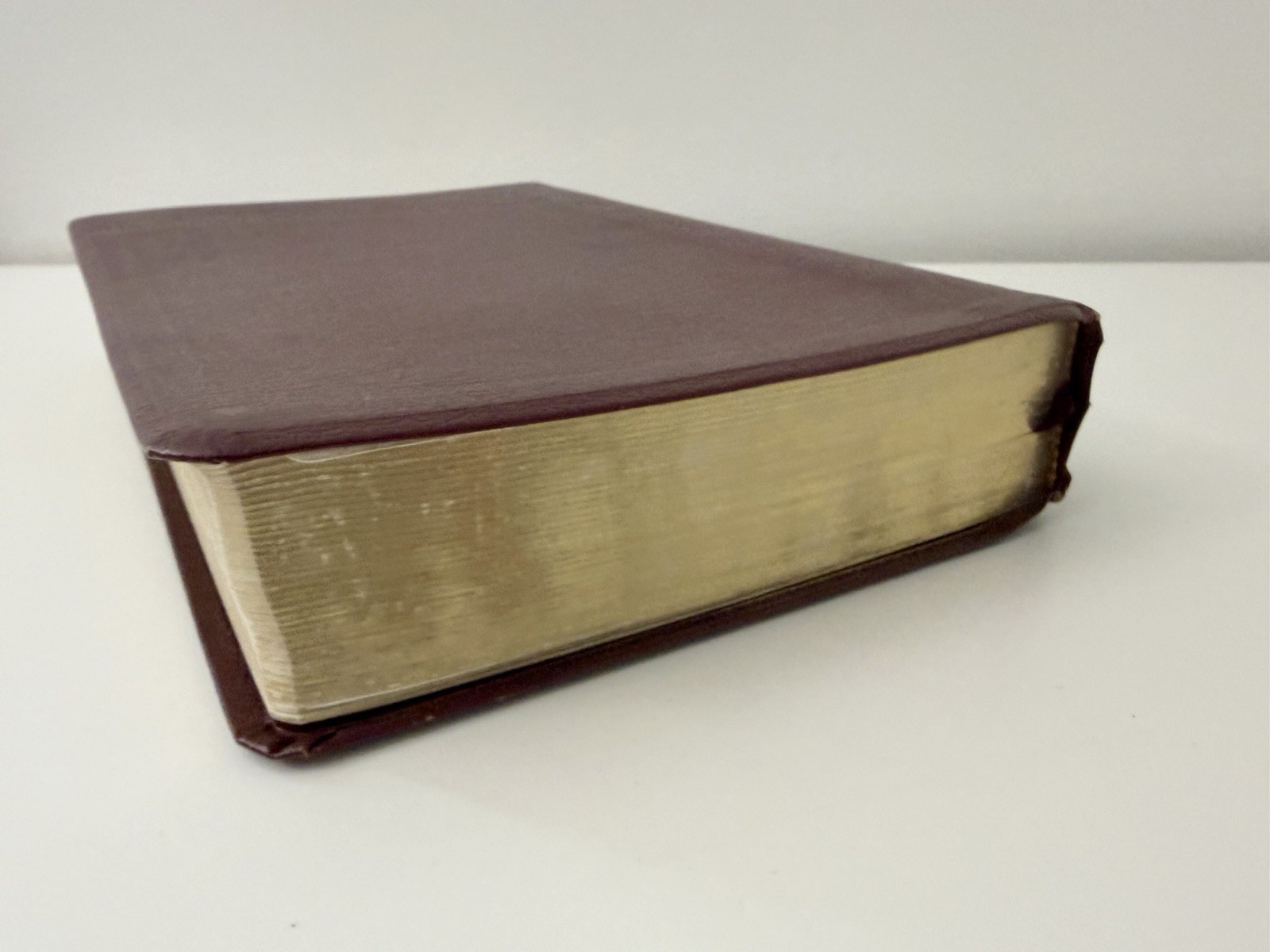 Zondervan NIV 1985 Study Bible Red Letter Bonded Leather Gilded Nice Copy