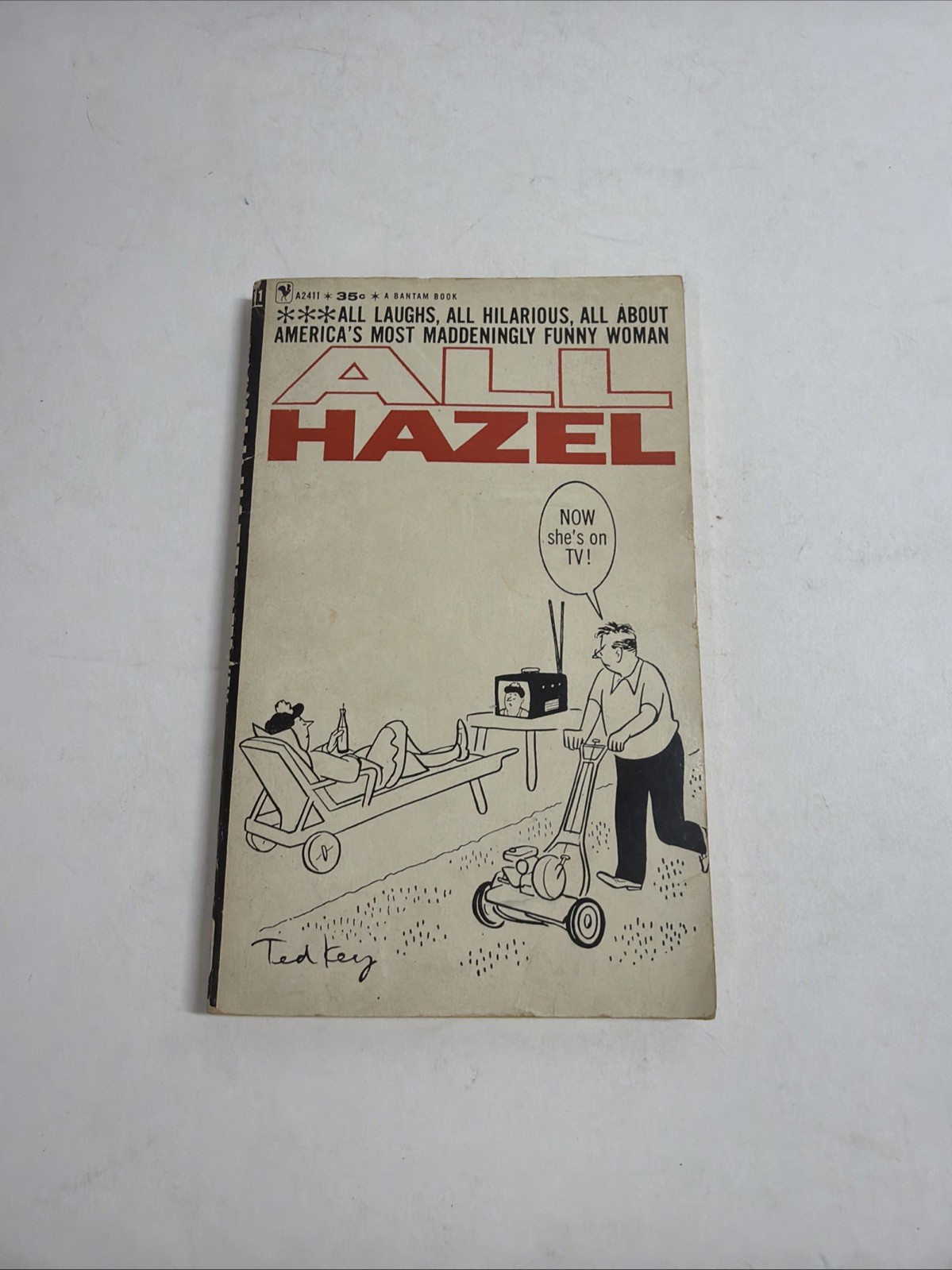 All Hazel Humor Paperback Book by Ted Key from Bantam Books 1962