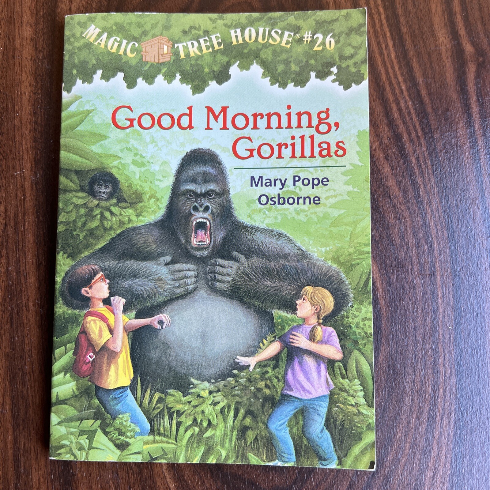 Good Morning Gorillas By Mary Pope Osborne Magic Treehouse #26 Paperback 2003