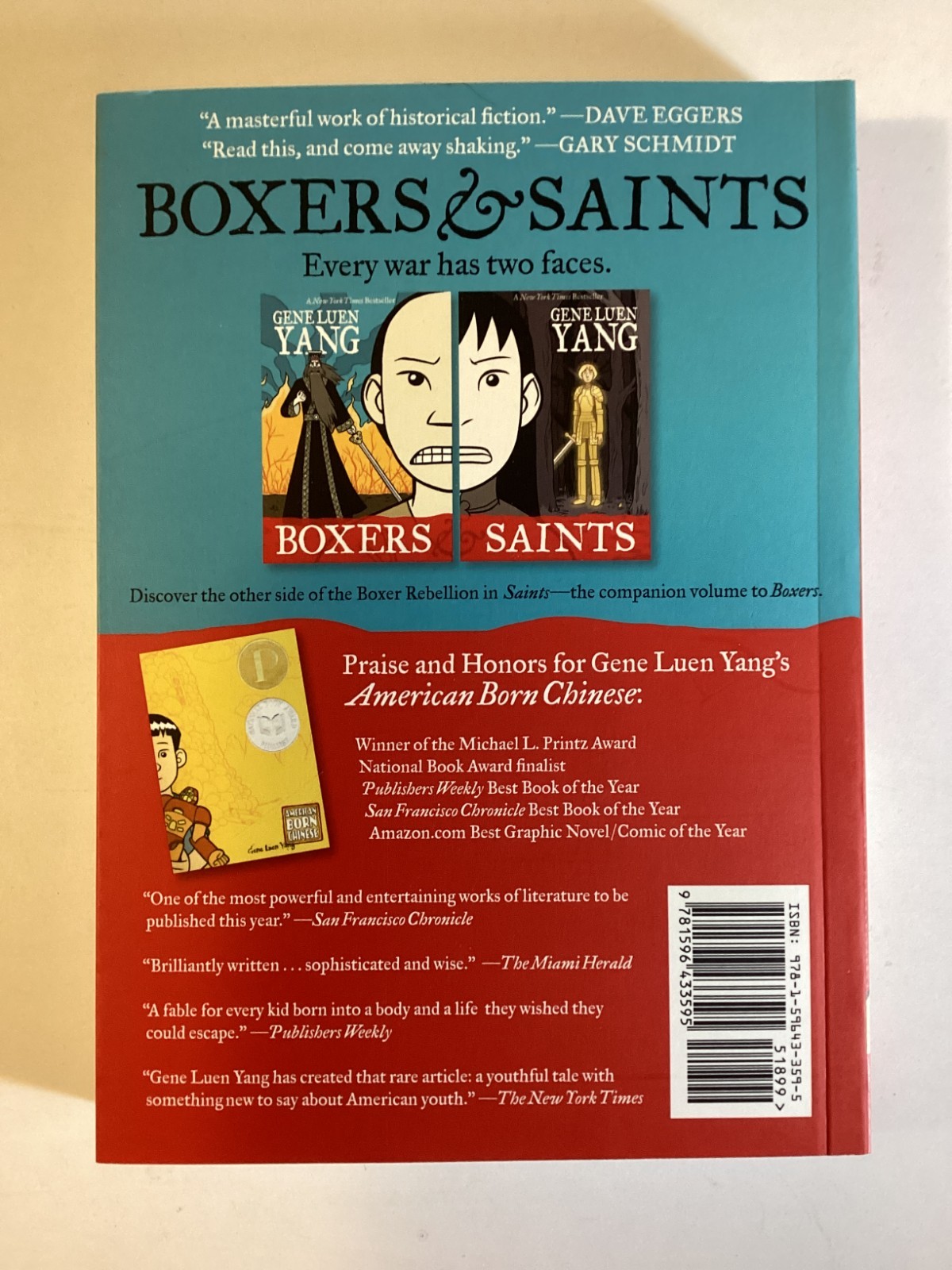 Gene Luen Yang: Boxers & Saints Boxed Set – Paperback – VERY GOOD -Free Shipping