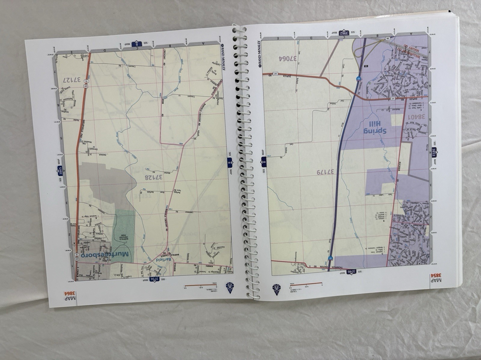 Rand Mcnally Nashville Street Guide 8th Edition: Hendersonville / Murfreesboro