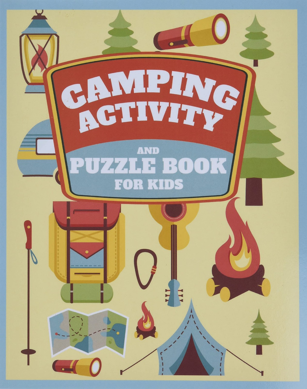 Camping Activity and Puzzle Book For Kids: Fun Camp Themed Word Searches, Sc…