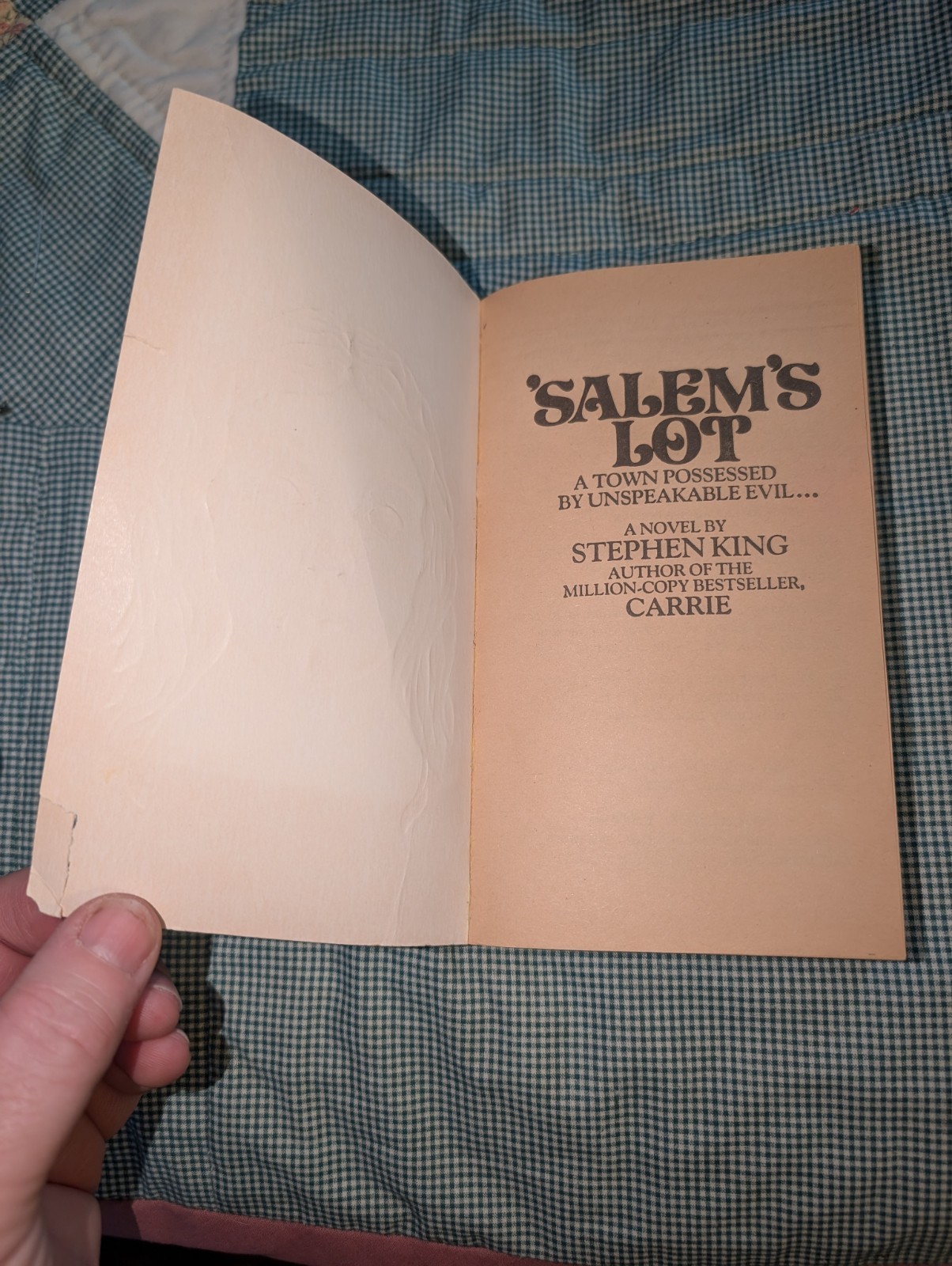 Salem’s Lot Signet 1st Paperback Edition 1st Printing Stephen King