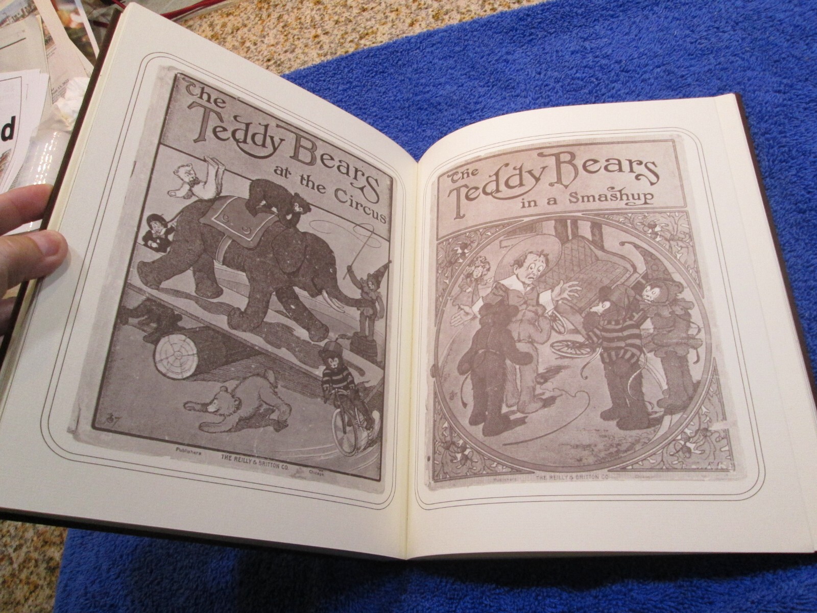 The Teddy Bear Book *FLAT-SIGNED* by Peter Bull and Numbered 1244 out of 10,000