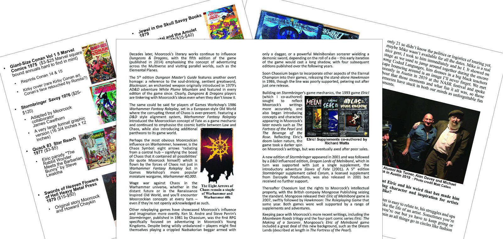 Urish’s Hoard The Guide to Elric Collectibles PB (2021) Stormbringer Moorcock