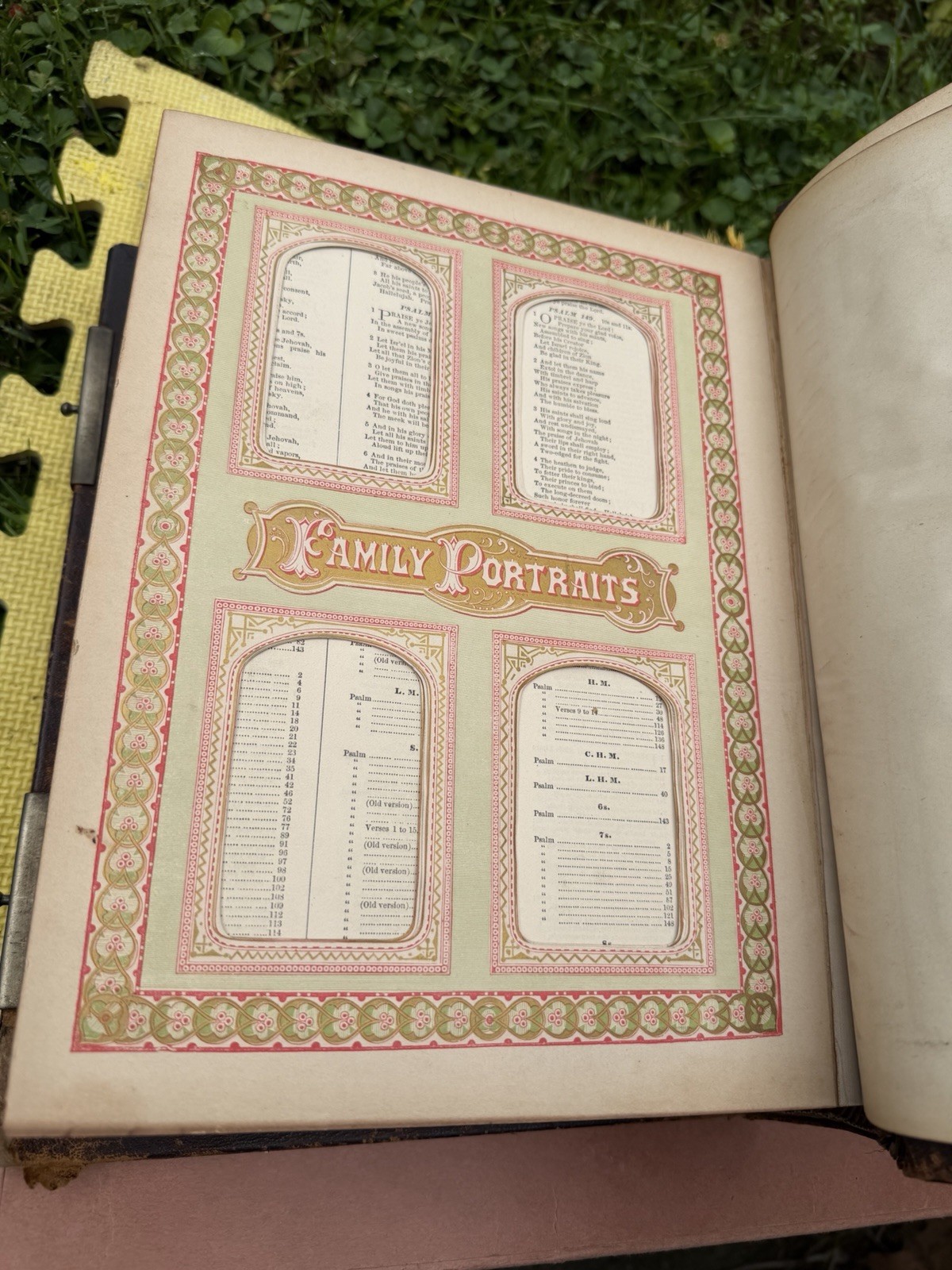 Victorian Holy Bible 1881 FM Dillie Co Cincinnati OH Pictorial Family RARE HEAVY
