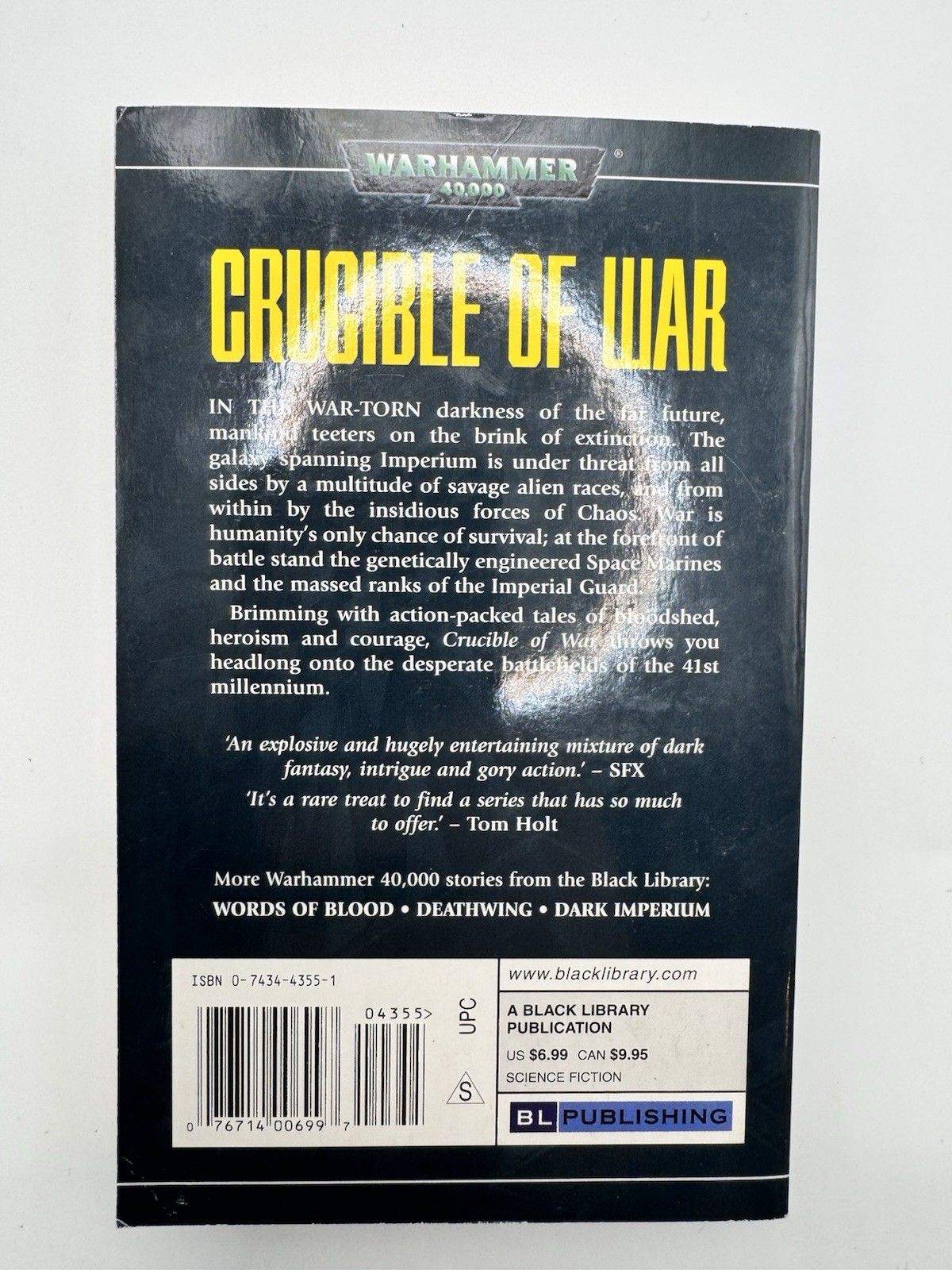 Warhammer 40K Crucible of War Mass Market Paperback 2003 Black Library Anthology