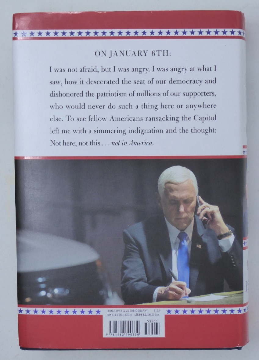 *SIGNED* So Help Me God by Mike Pence (2022, Hardcover)
