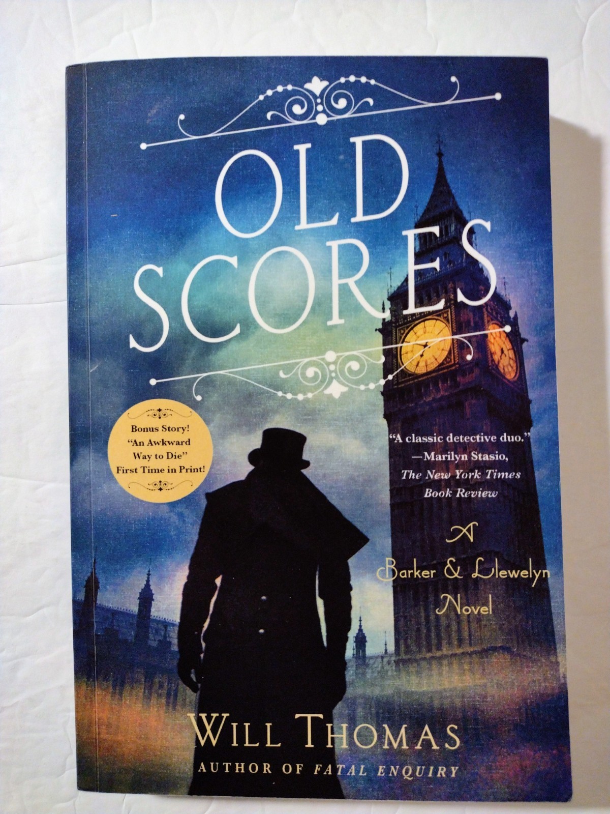 Old Scores by Will Thomas #9 Barker & LLewelyn series Paperback VG