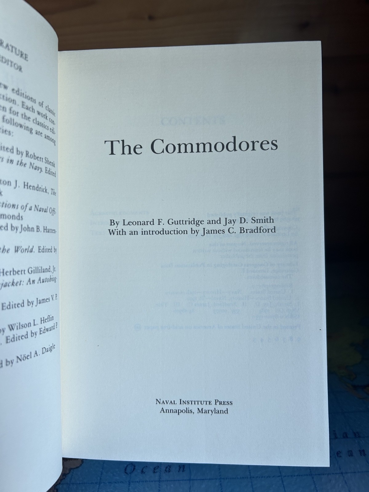 The Commodores by Leonard F Guttridge Classics of Naval Literature Hardcover