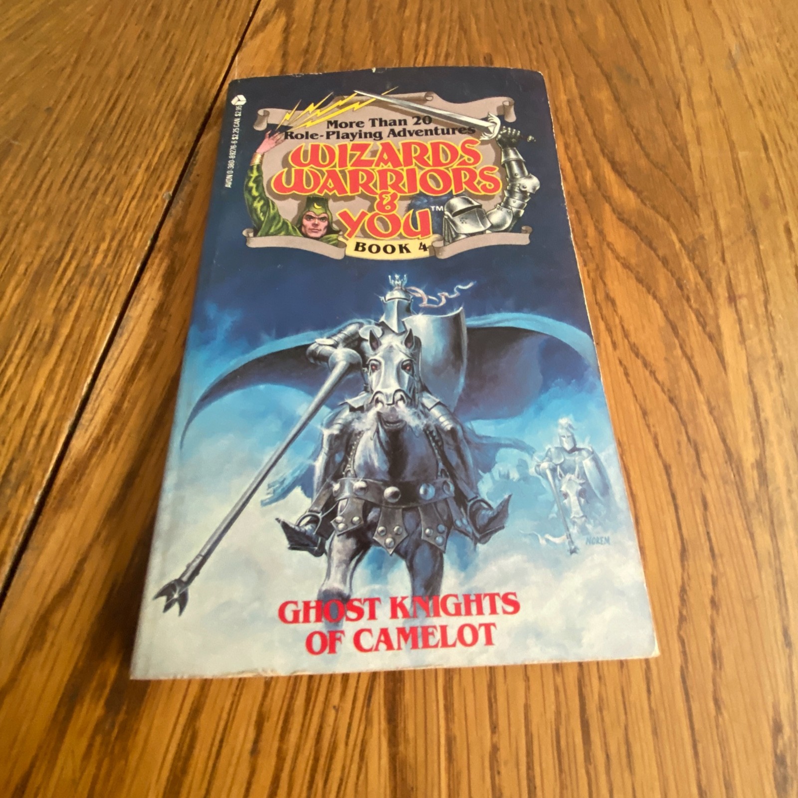 Ghost Nights of Camelot Wizards Warriors & You Series Book 4 Vintage 1980s
