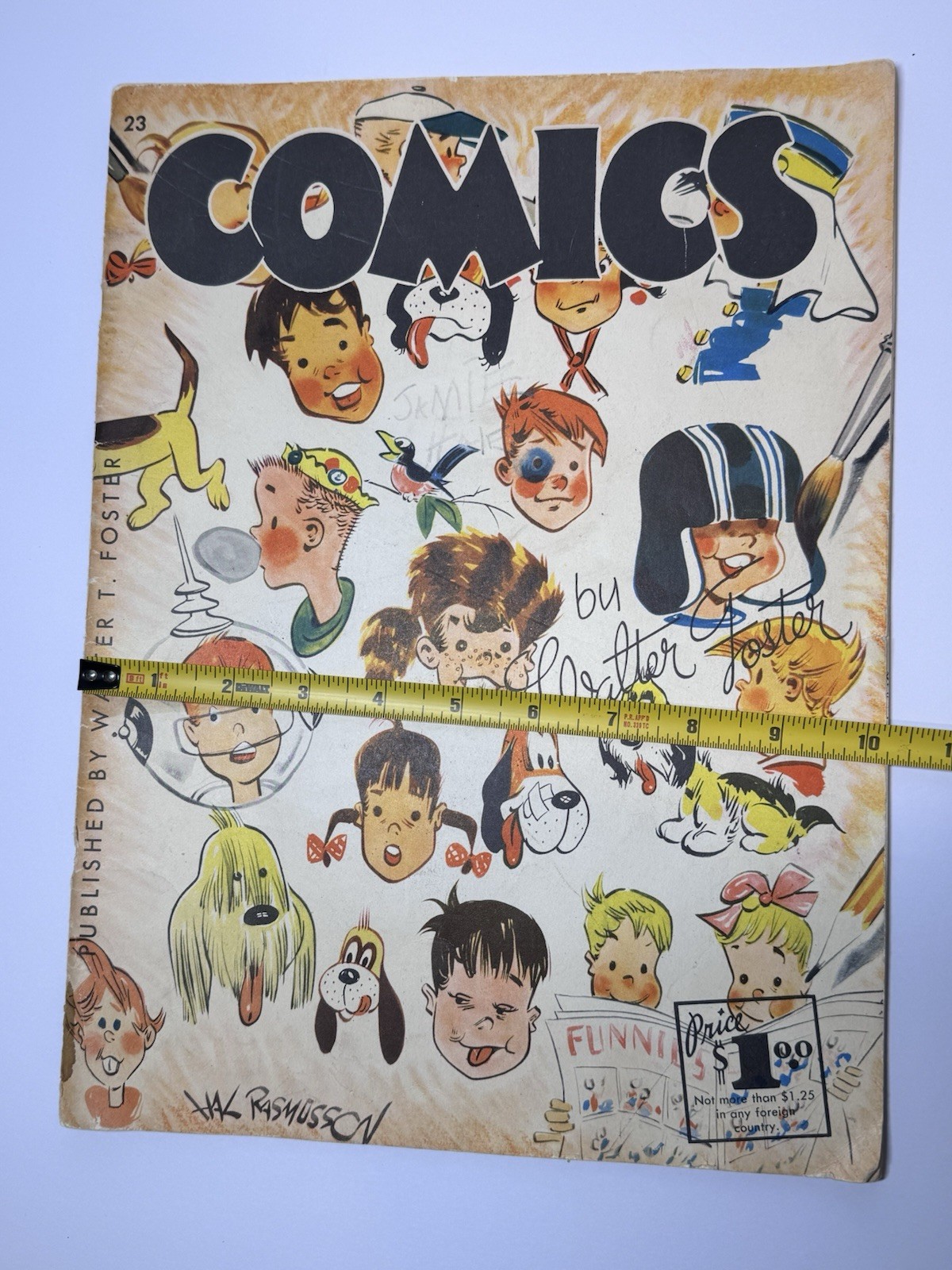 COMICS by Walter T Foster Instructional Drawing Book #23 VTG 1950s Hal Rasmusson