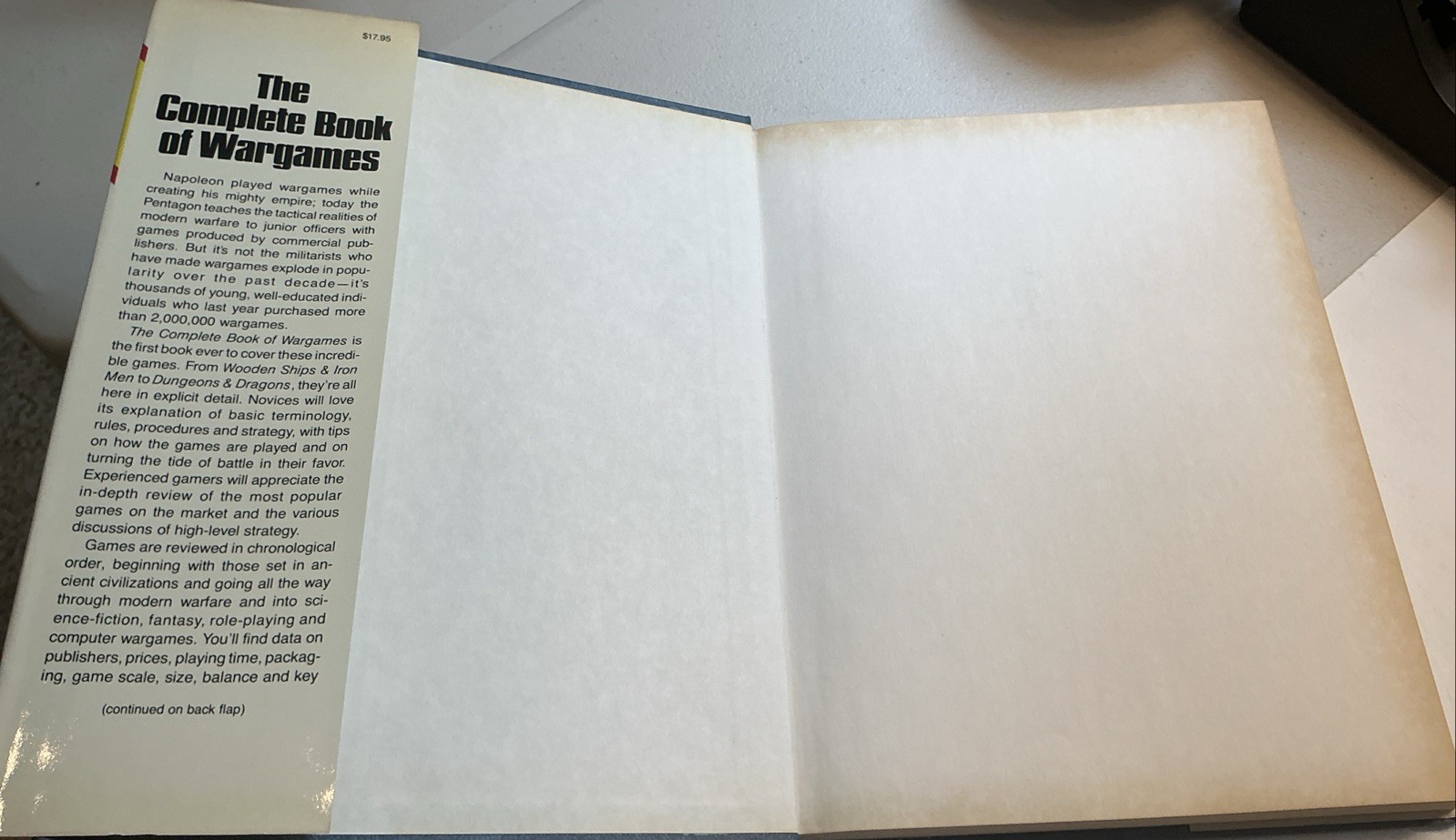 The Complete Book Of Wargames The Editors Of Consumer Guide Jon Freeman White HC