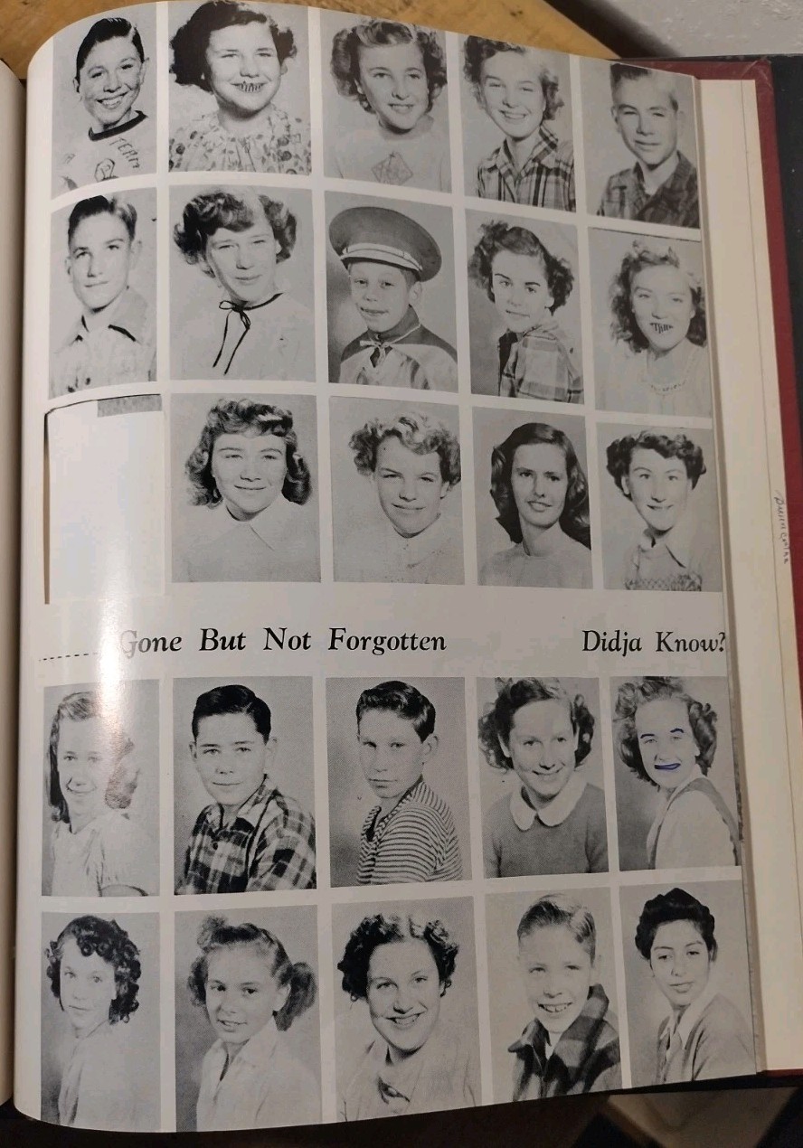 1952 GERBER UNION Elementary School K-8 Yearbook (Red Bluff, CA) Good Condition