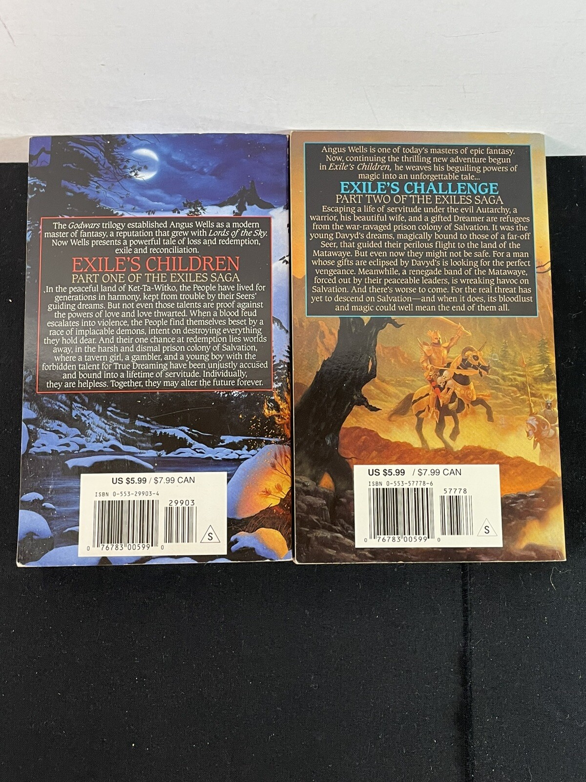 Angus Wells: Exiles Sage Books 1 & 2- Exile’s Children, Exile’s Challenge