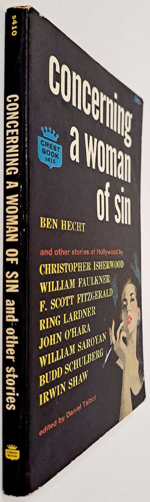 concerning a woman of sin by Ben Hecht ~ Crest Books 1st Ed PB 1960