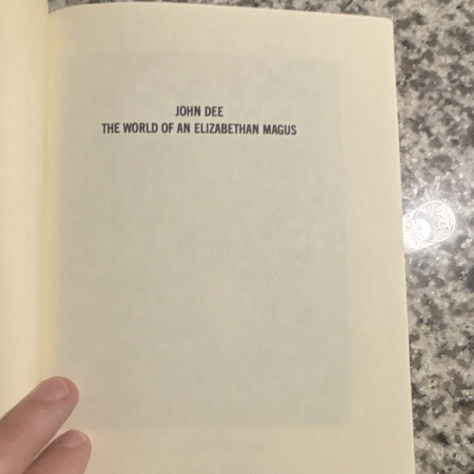 John Dee: The World of an Elizabethan Magus Hardcover by Peter French