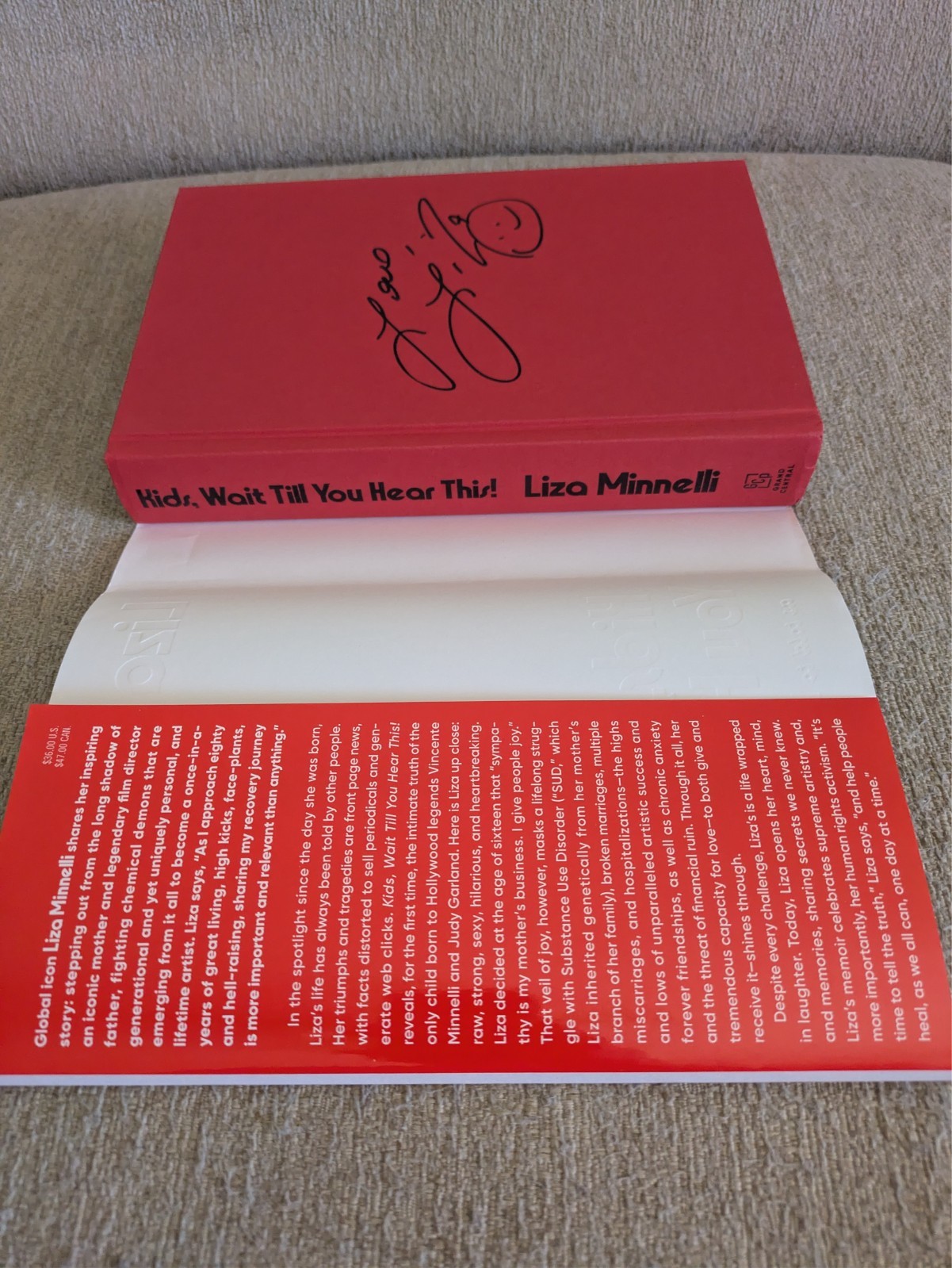 Kids, Wait Till You Hear This! | Liza Minnelli | 2026 Hardcover | HOW GRAND!