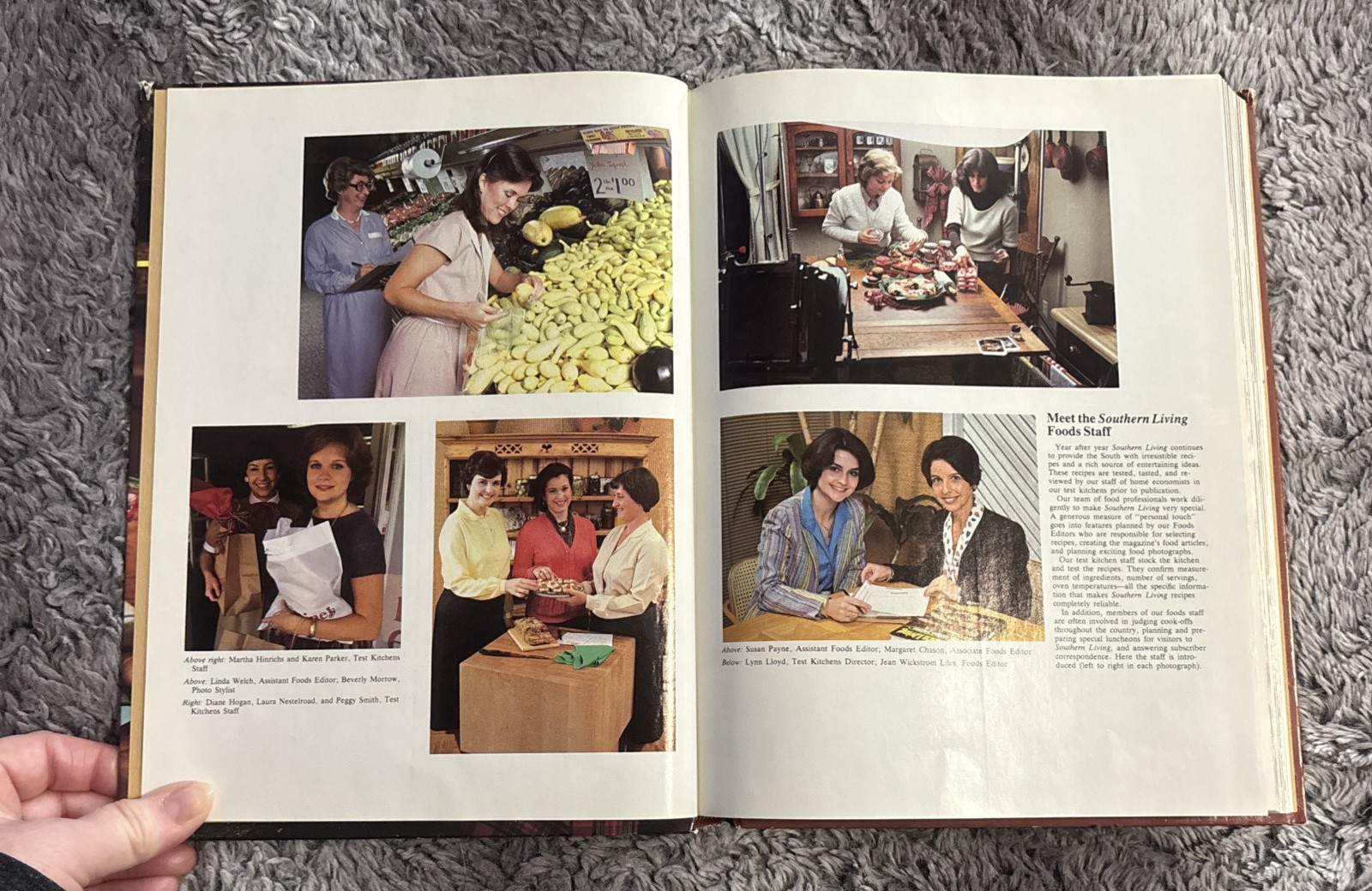 Southern Living 1981 Annual Recipes Hard Cover Book Vintage GC 340 Pages 8.5×11”
