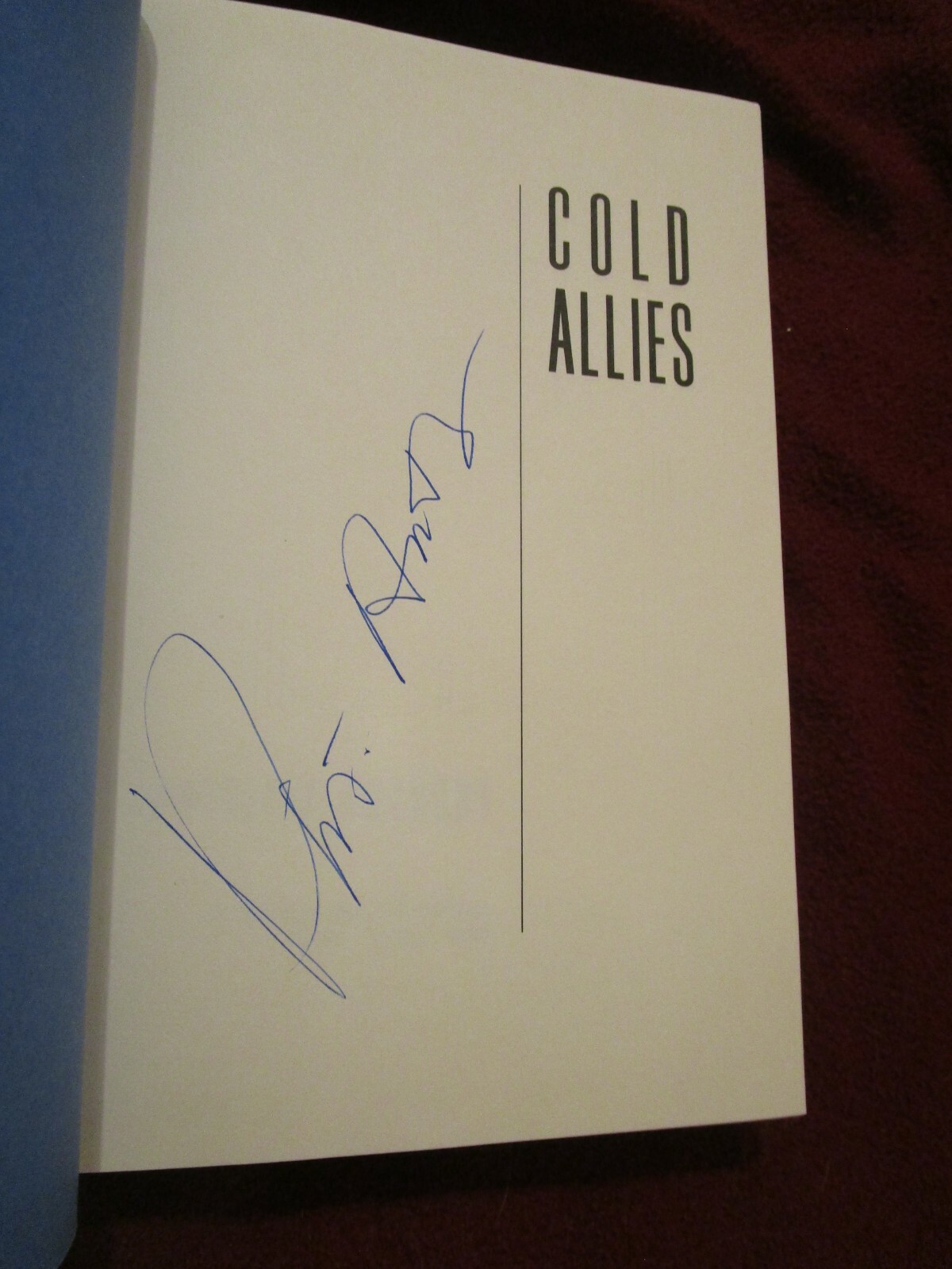 Cold Allies by Patricia Anthony (1993, Hardcover) SIGNED fine in nf/fn jacket