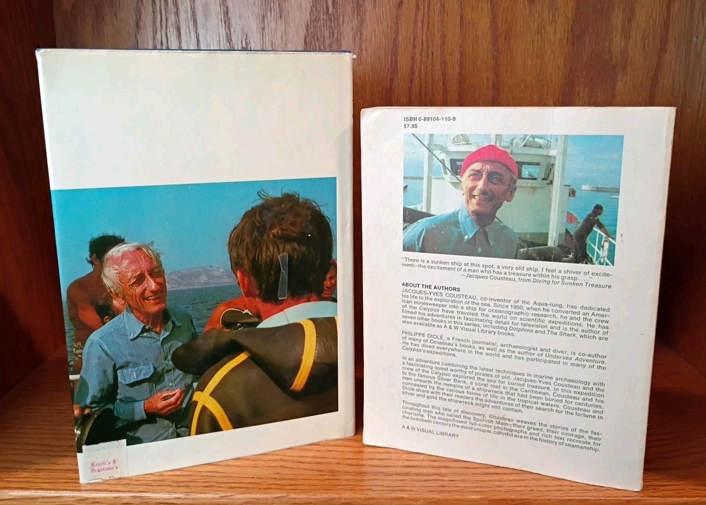 Lot Of 2 The Undersea Discoveries Of Jacques-Yves Cousteau & Philippe Dione Rare