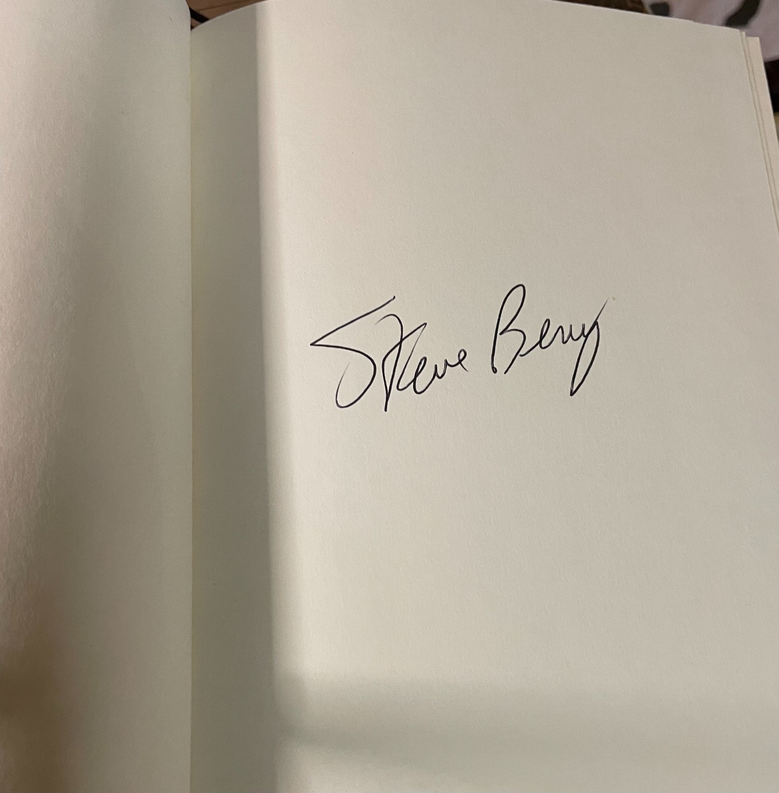 Signed 1st Edition Hardcover (March 2015)- Steve Berry “The Lincoln Myth”