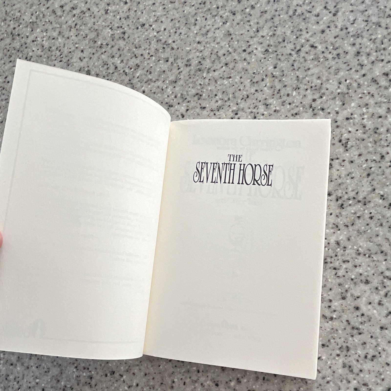 Leonora Carrington The Seventh Horse and Other Tales Paperback 1st Print V. RARE