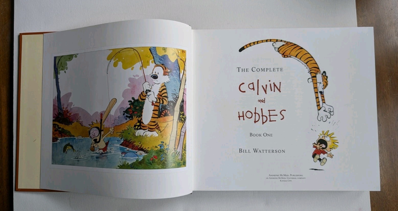 Complete Calvin and Hobbes by Bill Watterson 2005 Hardcover w Slipcase 3 Volumes