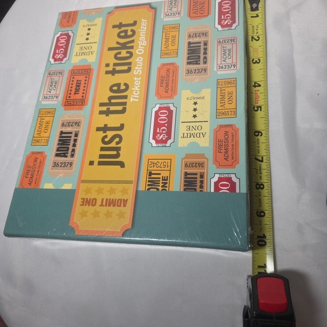 Just the Ticket: Ticket Stub Organizer Memory Book Album by Peter Pauper Press