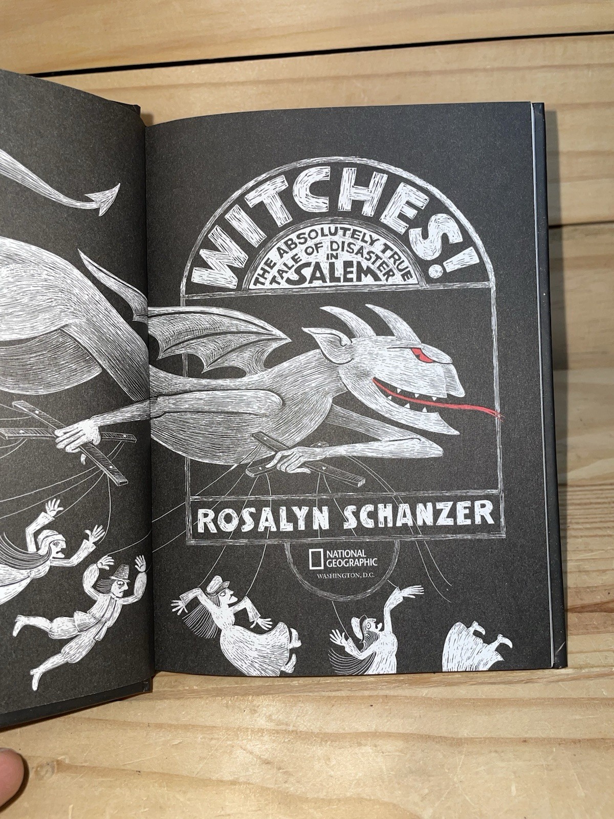 Witches The Absolute True Tale of the Disaster in Salem HC Rosalyn Schanzer 2011