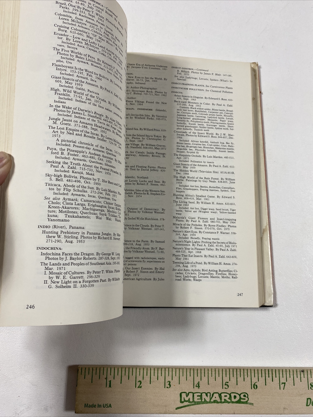 National Geographic Index – 1947-1976 (1977, Hardcover, Dust Jacket)