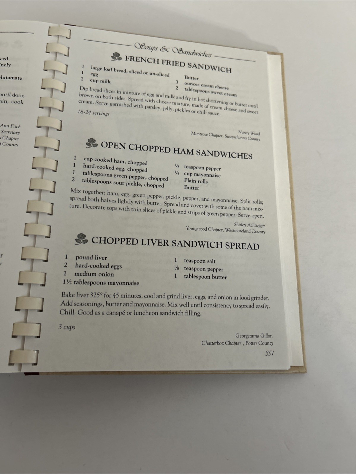 Reminiscing With Recipes: 1953 – 2003, 50 Years of FHA to FCCLA, comb binding
