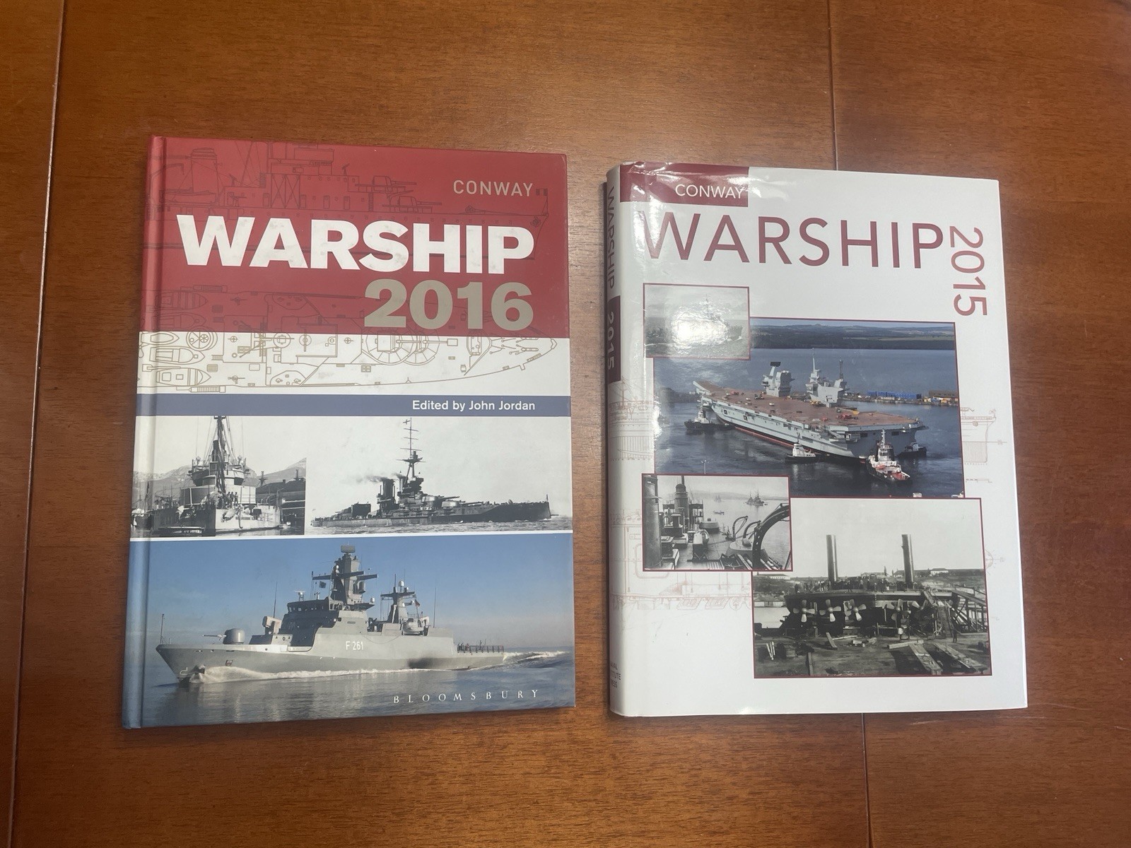 LOT – 10 Osprey Hardcover Warship Books, B&W, 225 Pages, 2015-2019 & 2021-2025