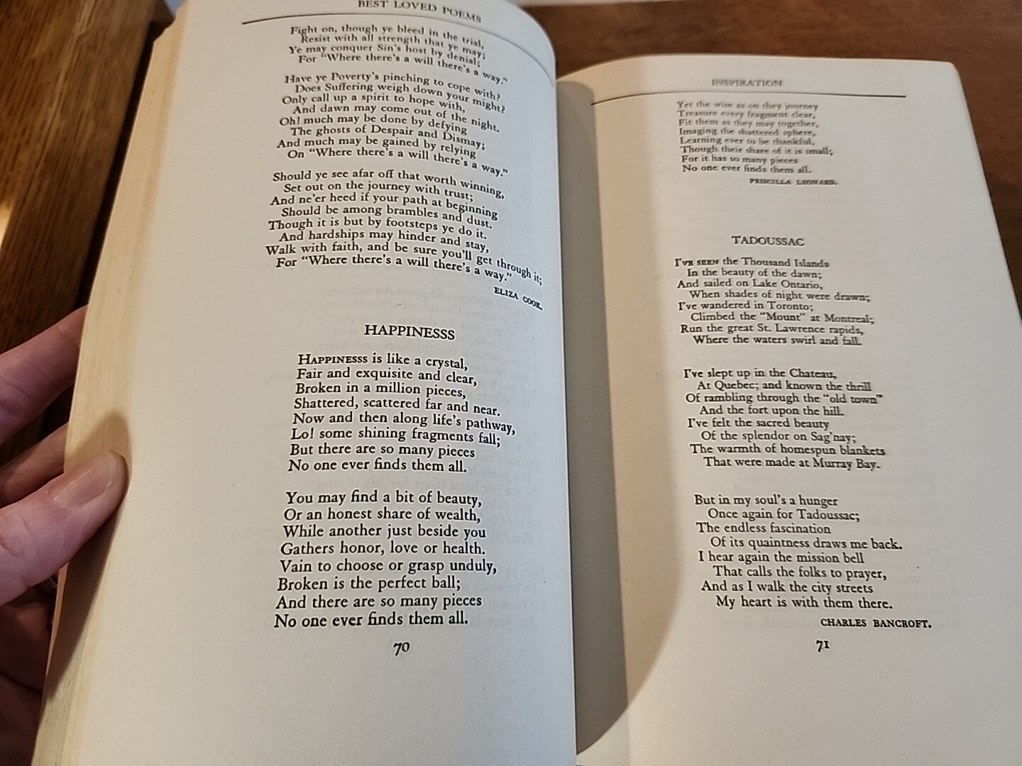 1936 Best Loved Poems of the American People, Selected By Hazel Felleman