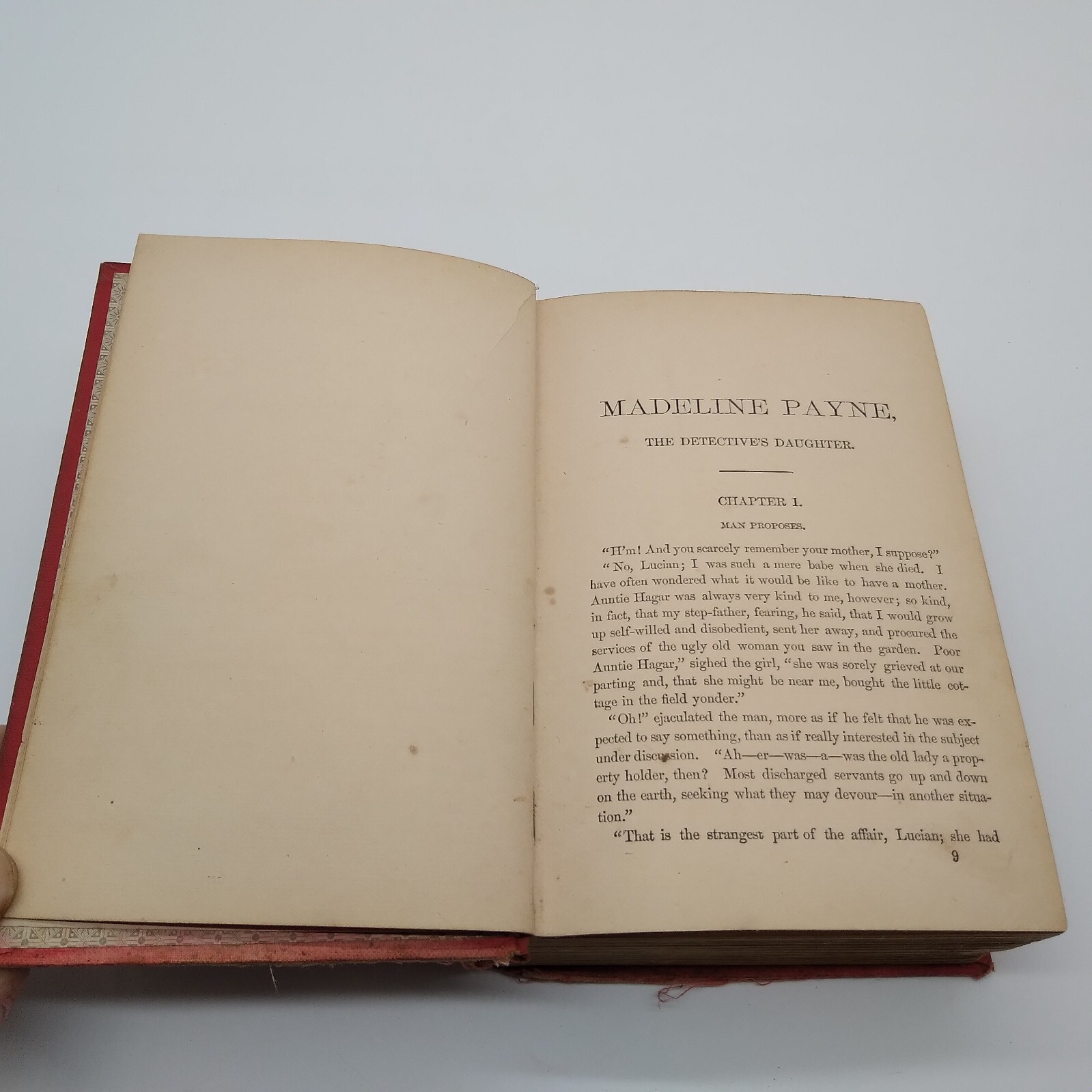 MADELINE PAYNE, THE DETECTIVES DAUGHTER by Lawrence L. Lynch 1885 HC Rare