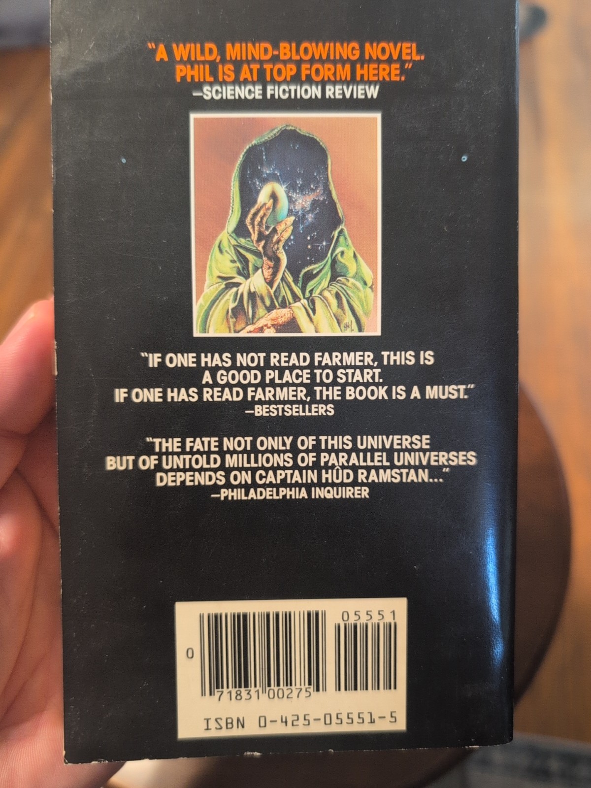 Scifi Book Lot Of 2 Time’s Last Gift + Unreason Mask by Philip Jose Farmer