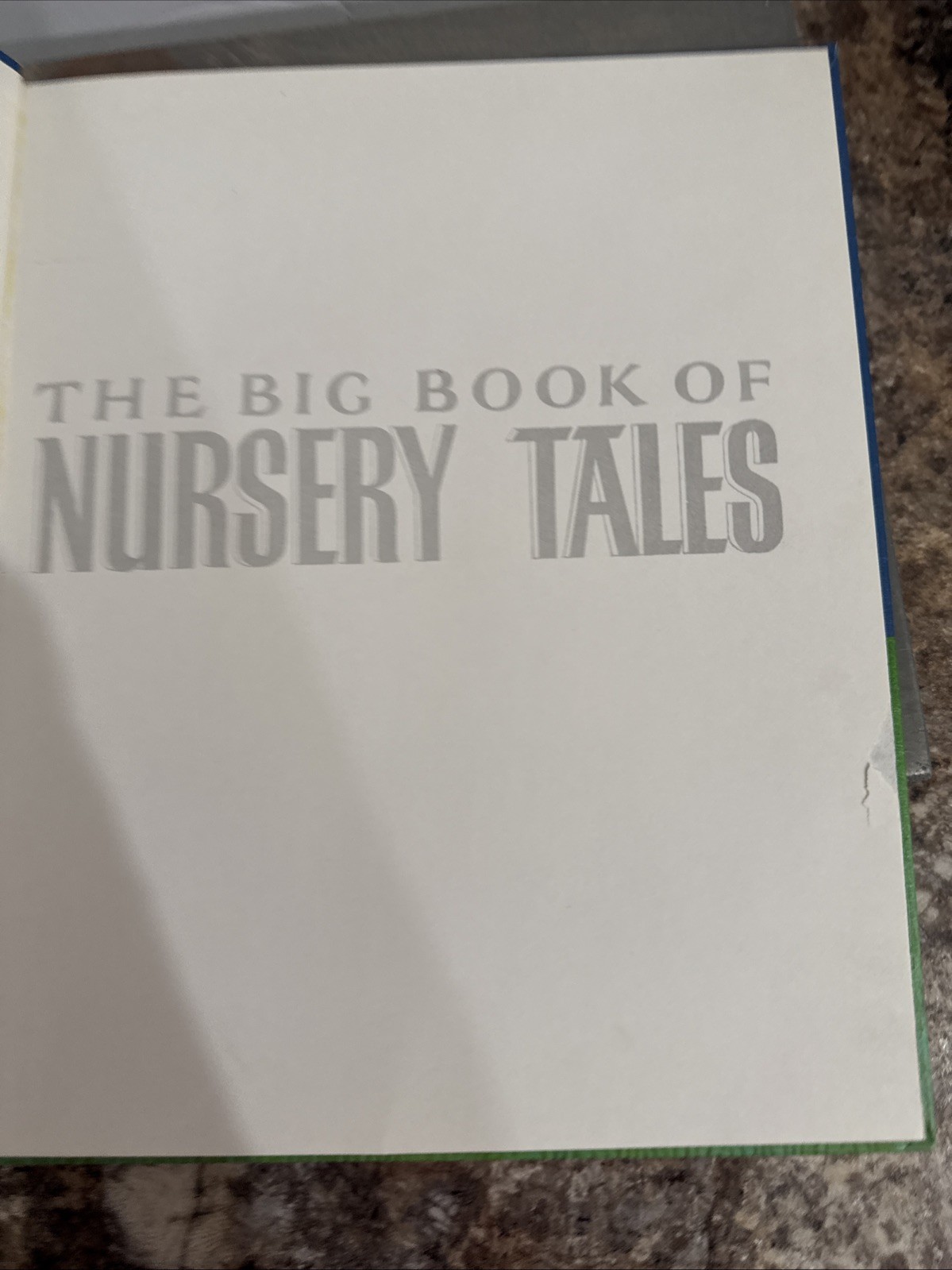 The BIG Book of NURSERY TALES Treaure 1973 hb Evelyn Andreas Leonard Weisgard VG