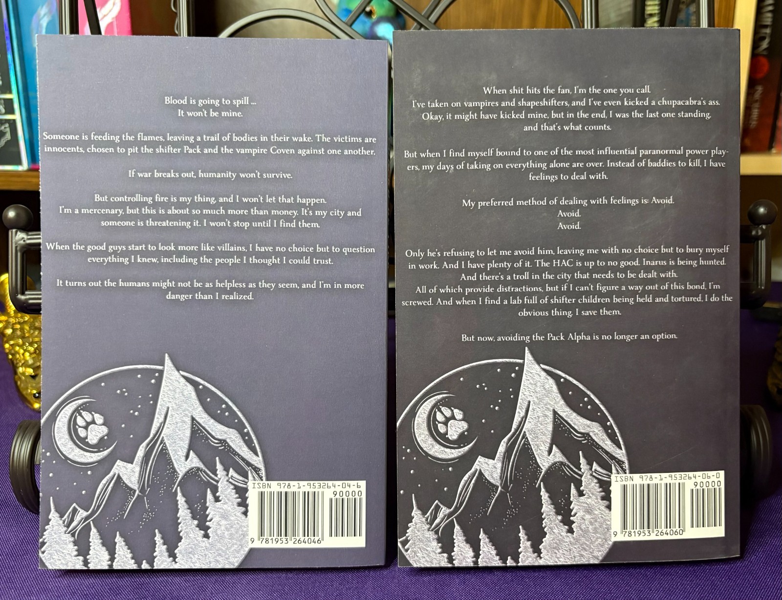 Cursed By Fire Signed & Burned By Fire Unsigned by Danielle Annett, PB
