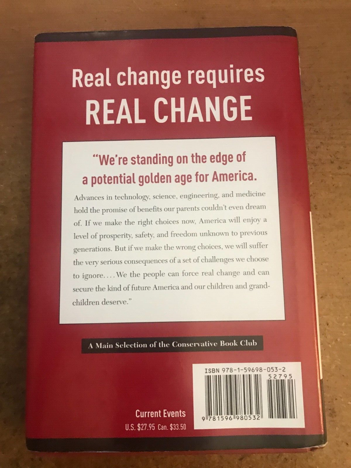 Real Change Newt Gingrich Former Speaker Of The House HC Book