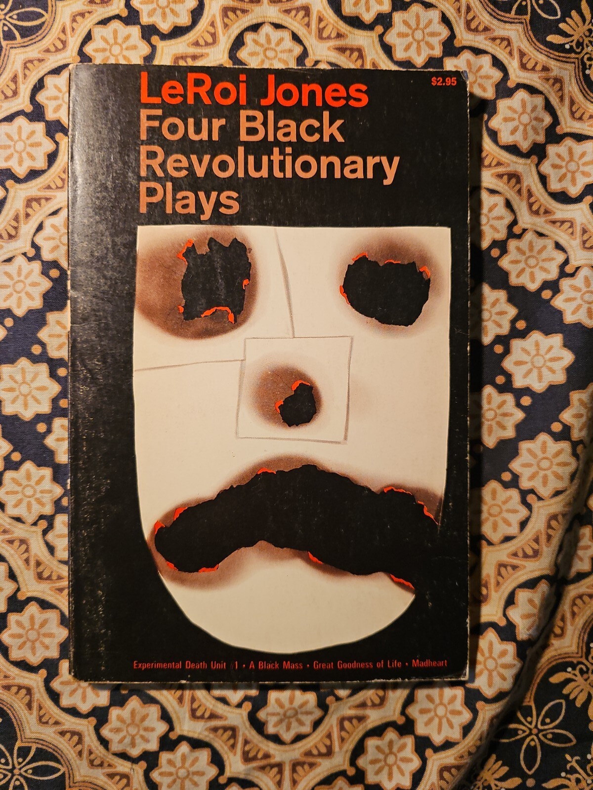 FOUR BLACK REVOLUTIONARY PLAYS Leroi Jones PB Book OG FIRST PRINTING 1969 Exc.