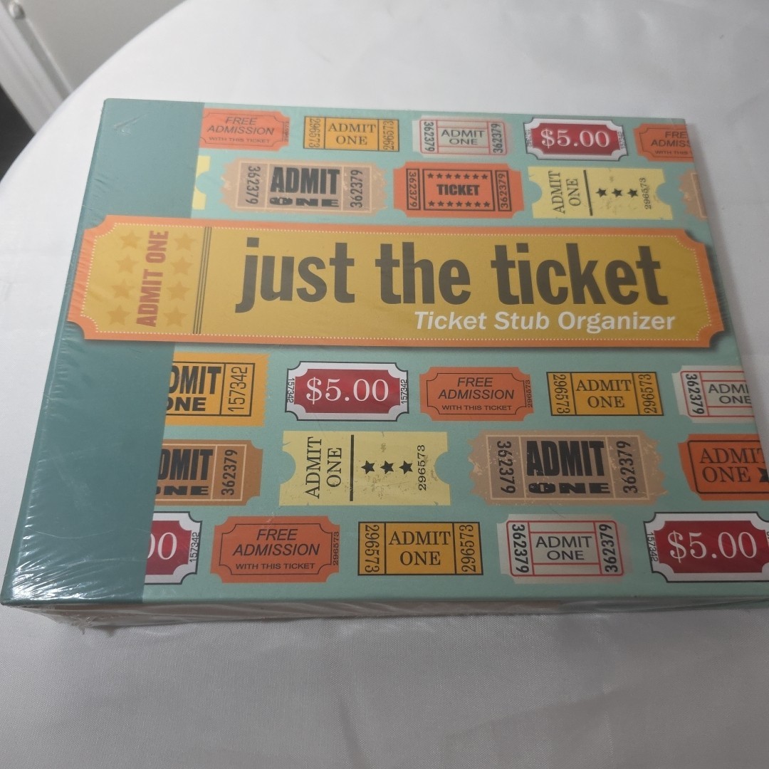 Just the Ticket: Ticket Stub Organizer Memory Book Album by Peter Pauper Press
