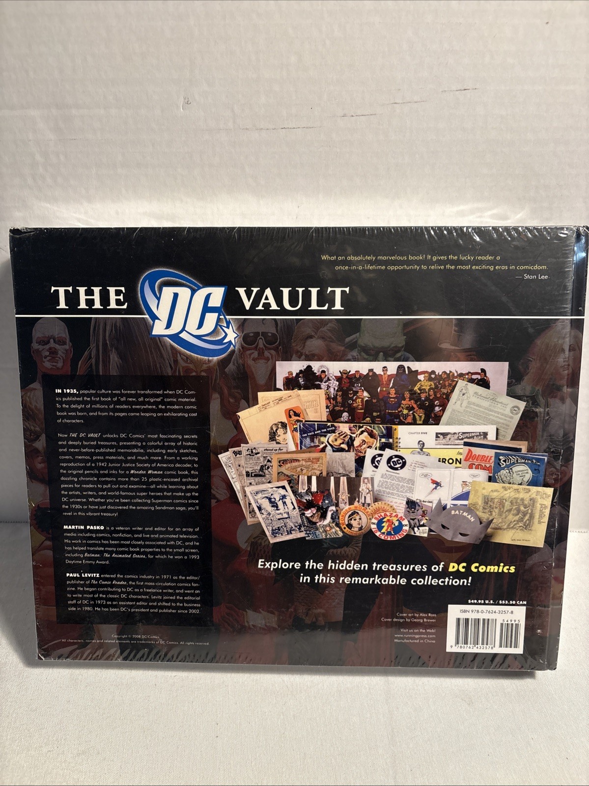 The DC Vault: A Museum-in-a-Book with Rare Collectibles from the DC Universe