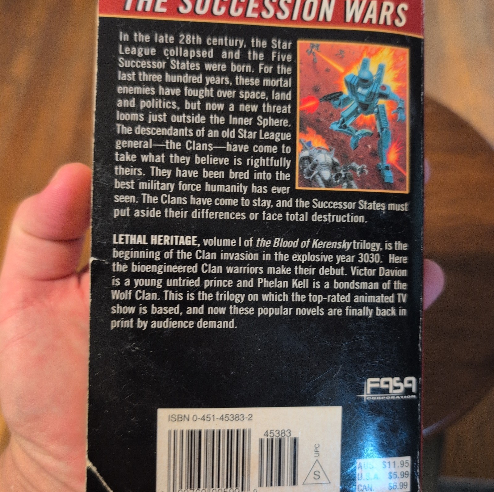 Battletech Blood of Kerensky Trilogy PBs by Michael A. Stackpole + Freebirth