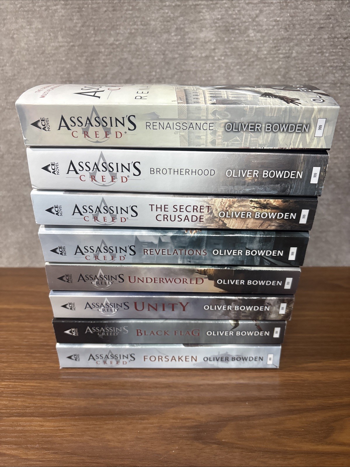 Assassin’s Creed Novels By Oliver Bowden Bundle Lot of 8 Fiction Paperback