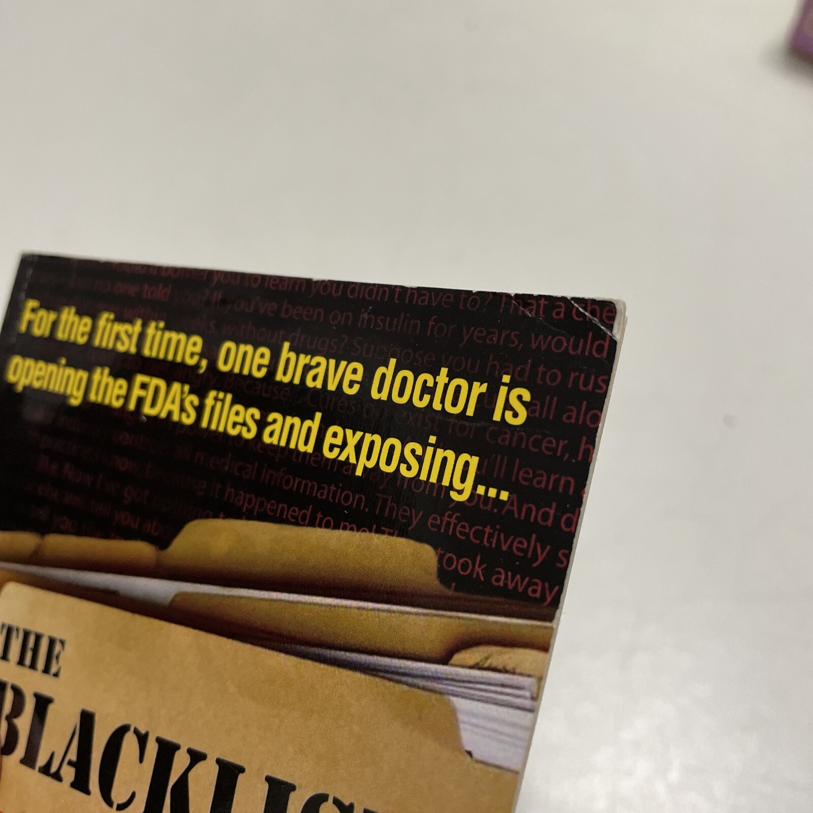 The Blacklist by Dr Benjamin Ross (2010 Paperback)