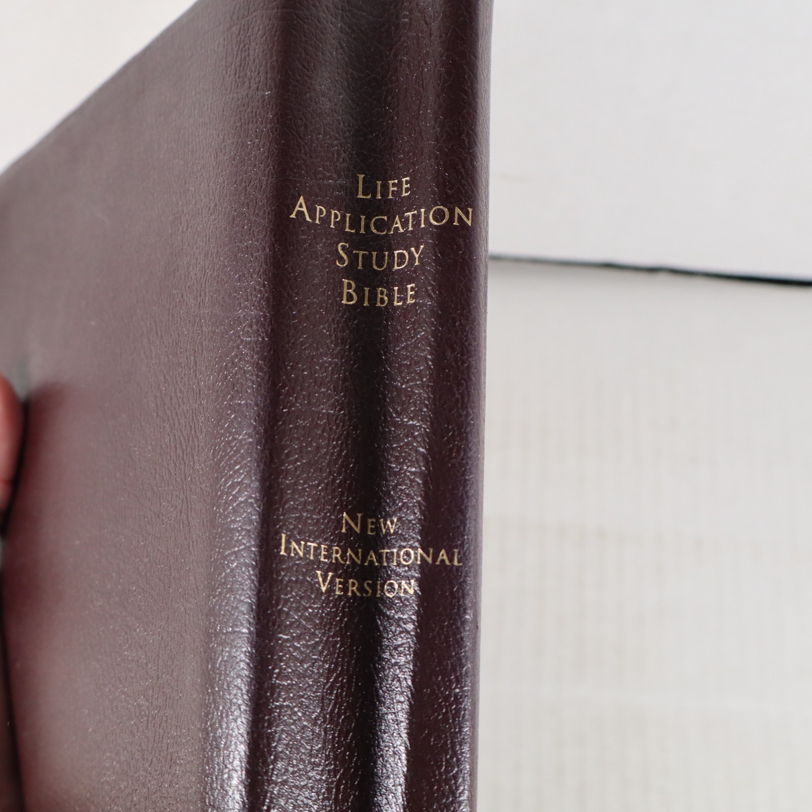 NIV Life Application Study Bible Bonded Leather Printed in USA – Red Letter