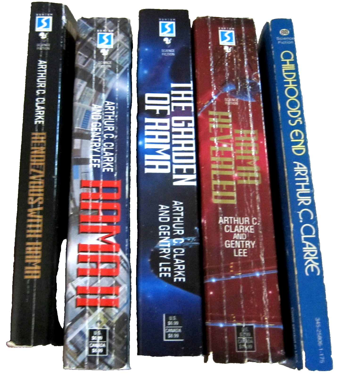 Arthur C. Clarke book lot- the entire Rama series and Childhood’s End novel…