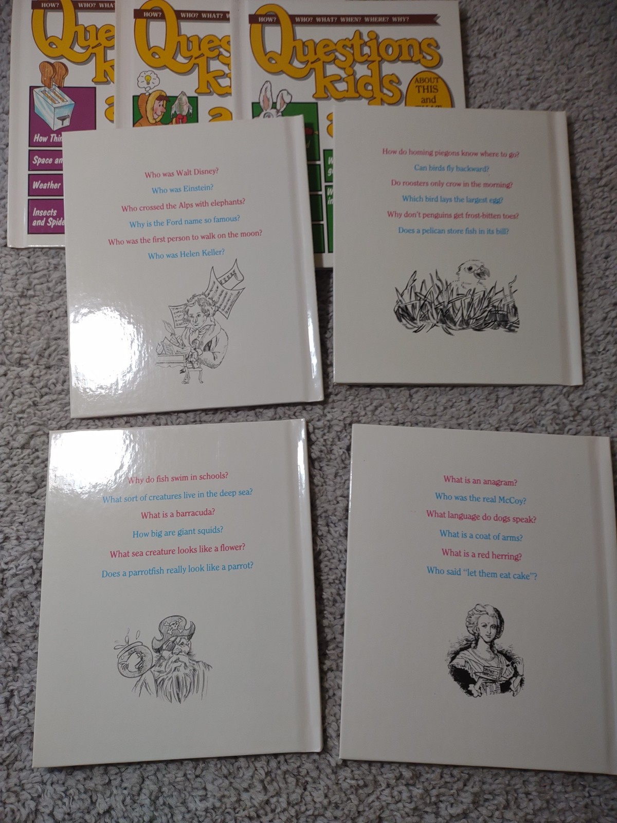 Questions Kids Ask Hardcover Books 1988 – Lot Of 17